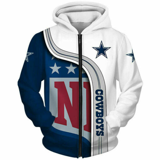 Dallas Cowboys 7 Hoodie Zip Hoodie 3D