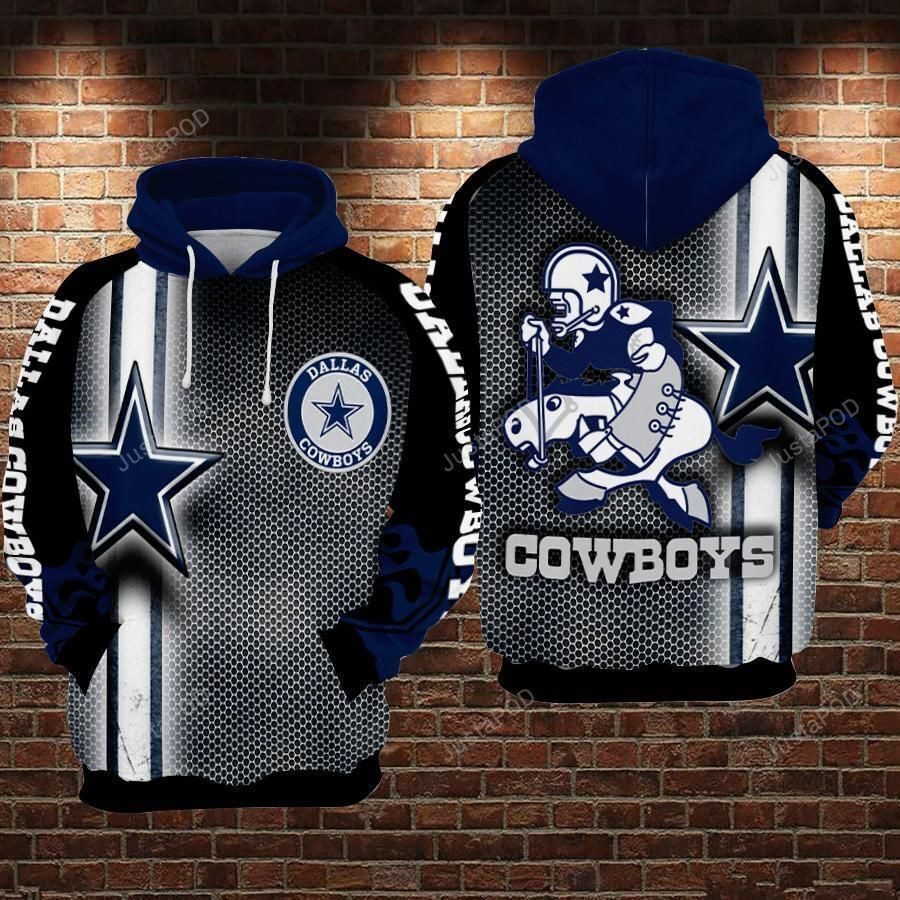 Dallas Cowboys For Unisex 3D All Over Print Hoodie, Zip Up Hoodie