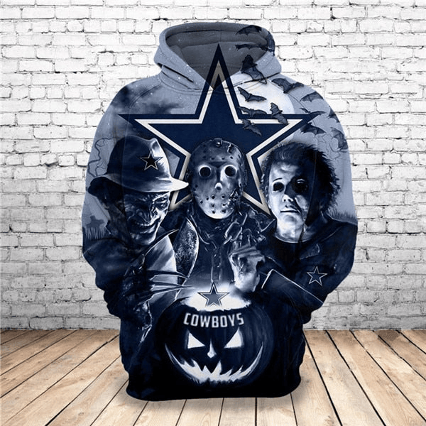 Dallas Cowboys Halloween Printed 3D Hoodie