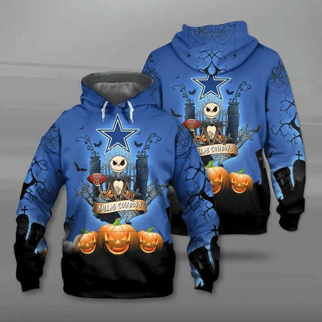 Dallas Cowboys Halloween Printed 3D Hoodie
