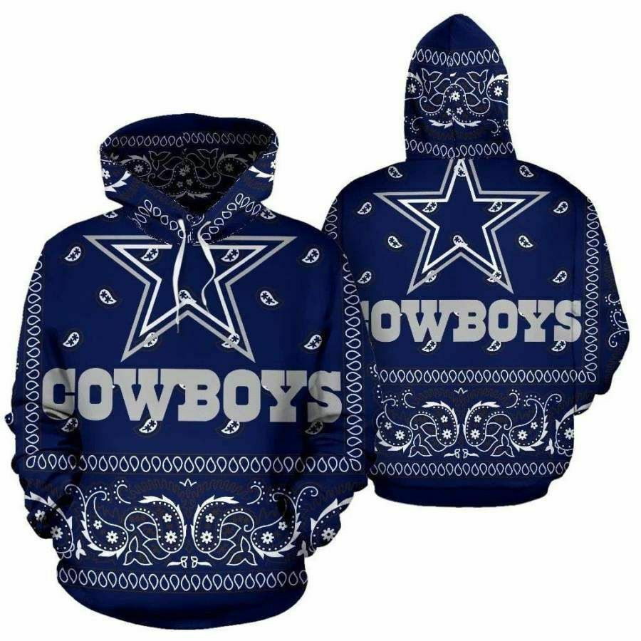 Dallas Cowboys Hoodie 3D Hoodie Zip Hoodie Pullover PH7065