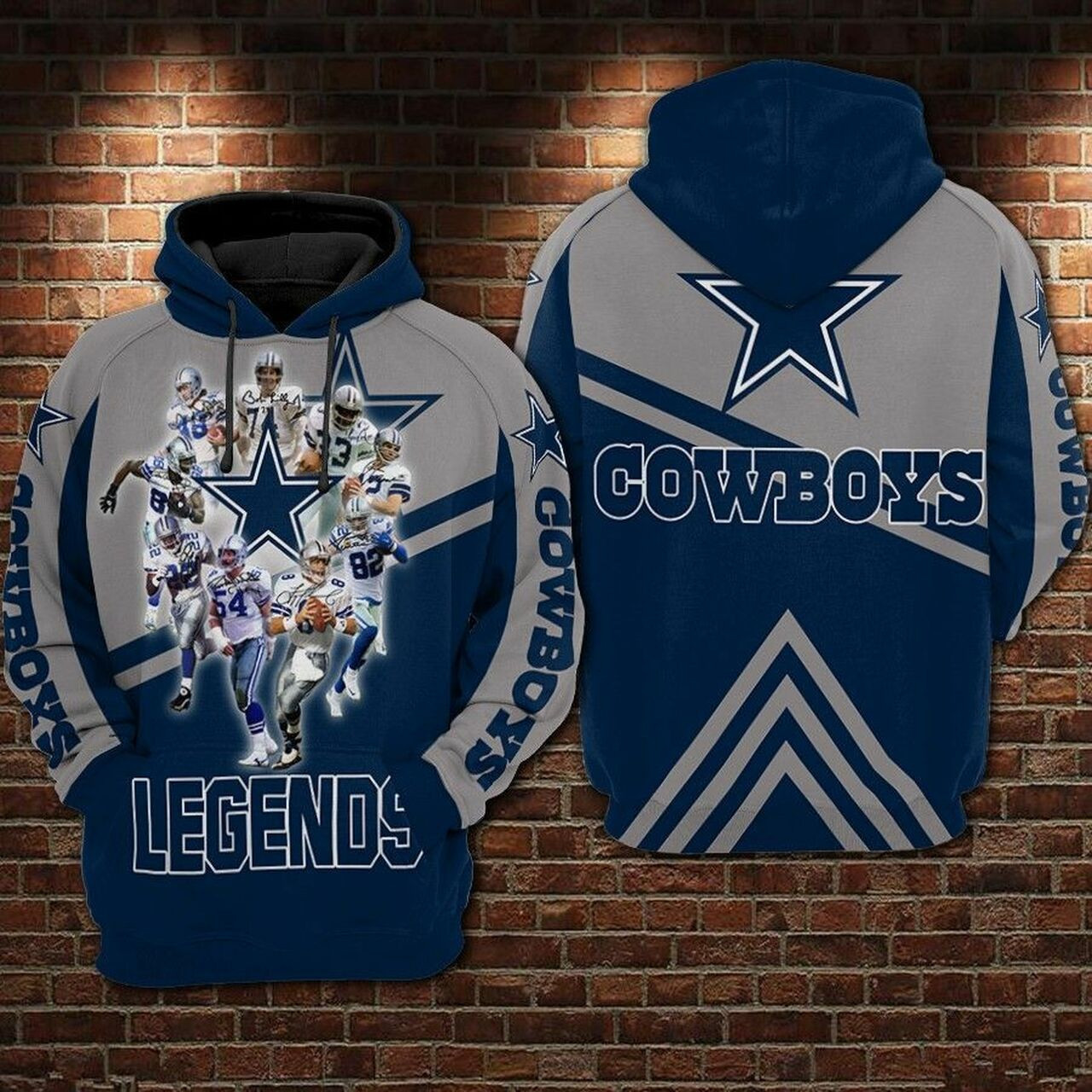 Dallas Cowboys Nfl Football Anniversary 3D Hoodie Sweatshirt For Fans Men Women Dallas Cowboys PH7083