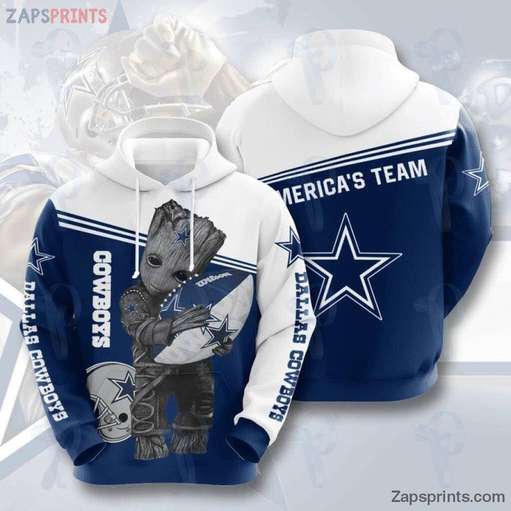 Dallas Cowboys NFL Football Anniversary 3D Hoodie, Zip Hoodie, Sweatshirt TR3397