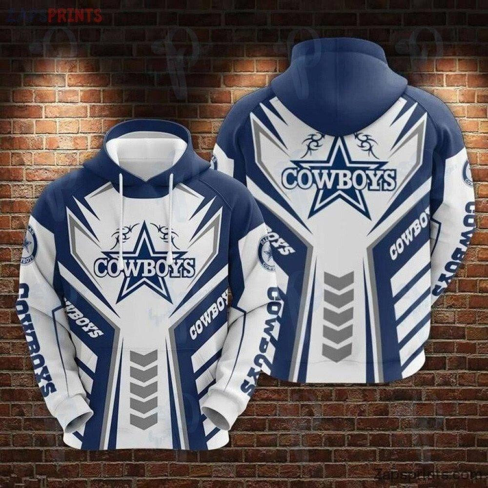 Dallas Cowboys NFL Football Anniversary Graphic 3D Hoodie, Zip Hoodie, Sweatshirt TR3439