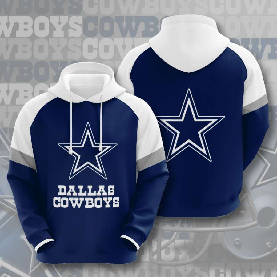 Dallas Cowboys No502 Blue Custom Hoodie Zip Hoodie PH2262