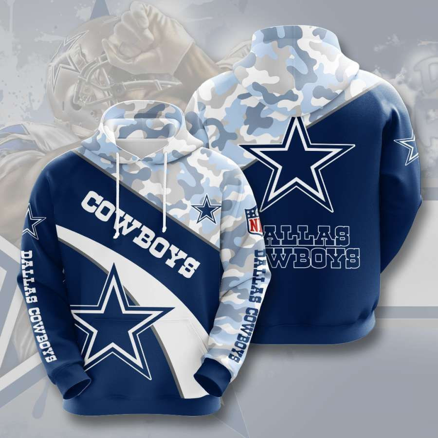 Dallas Cowboys No510 Blue Custom Hoodie Zip Hoodie PH921