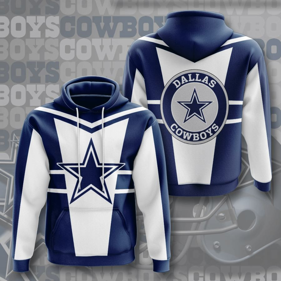 Dallas Cowboys No512 Blue Custom Hoodie Zip Hoodie PH3426