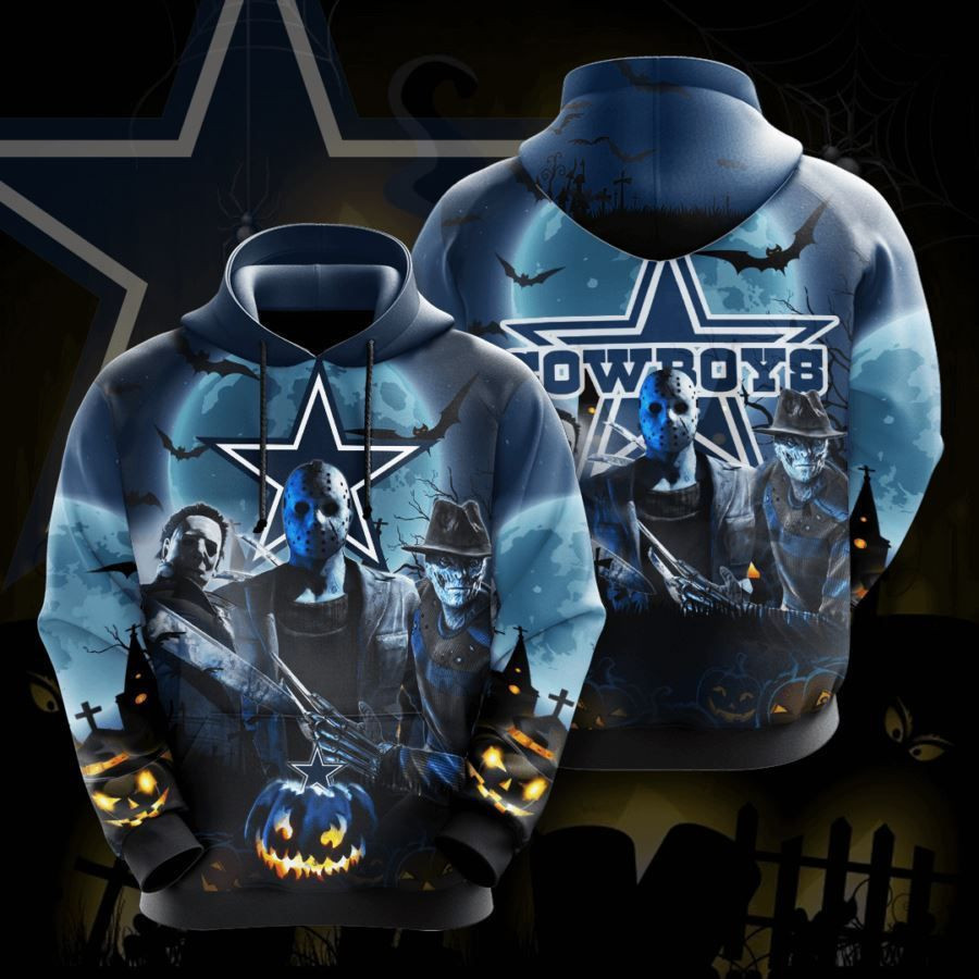 Dallas Cowboys No521 Blue Custom Hoodie Zip Hoodie PH2103