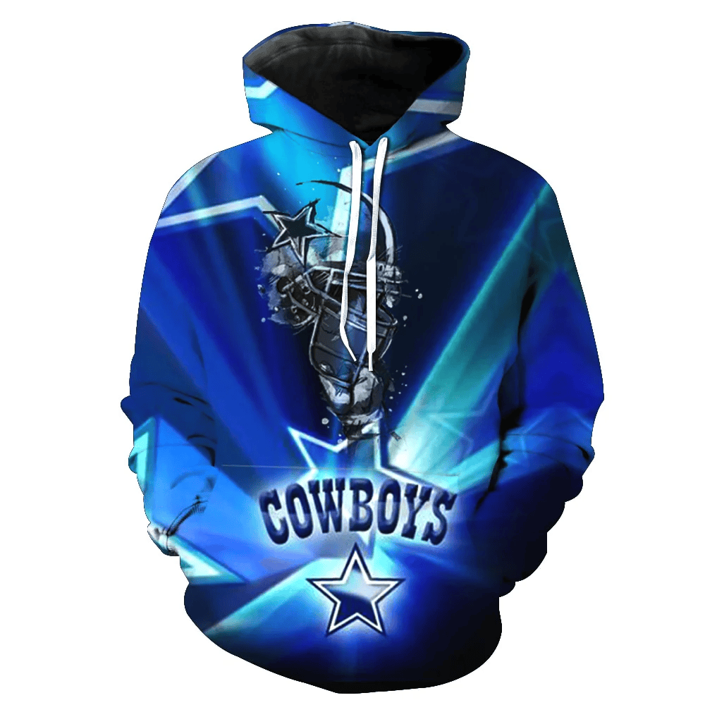 Dallas Cowboys Printed 3D Hoodie