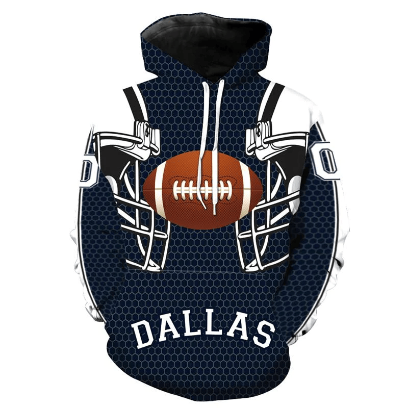 Dallas Cowboys Printed 3D Hoodie