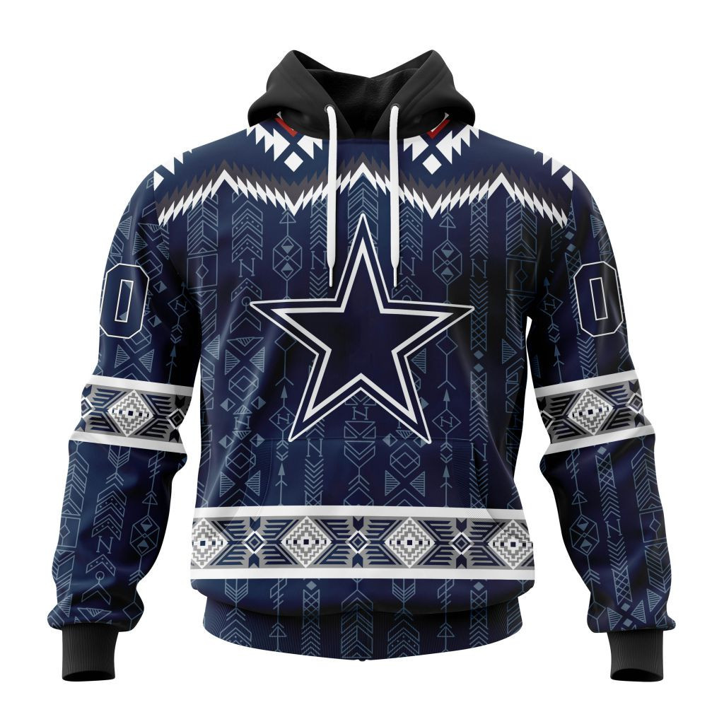 Dallas Cowboys Specialized New Native Concepts V0122 Hoodie Zip Hoodie PH853
