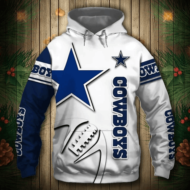 Dallas Cowboys Zigzag Casual Printed 3D Hoodie