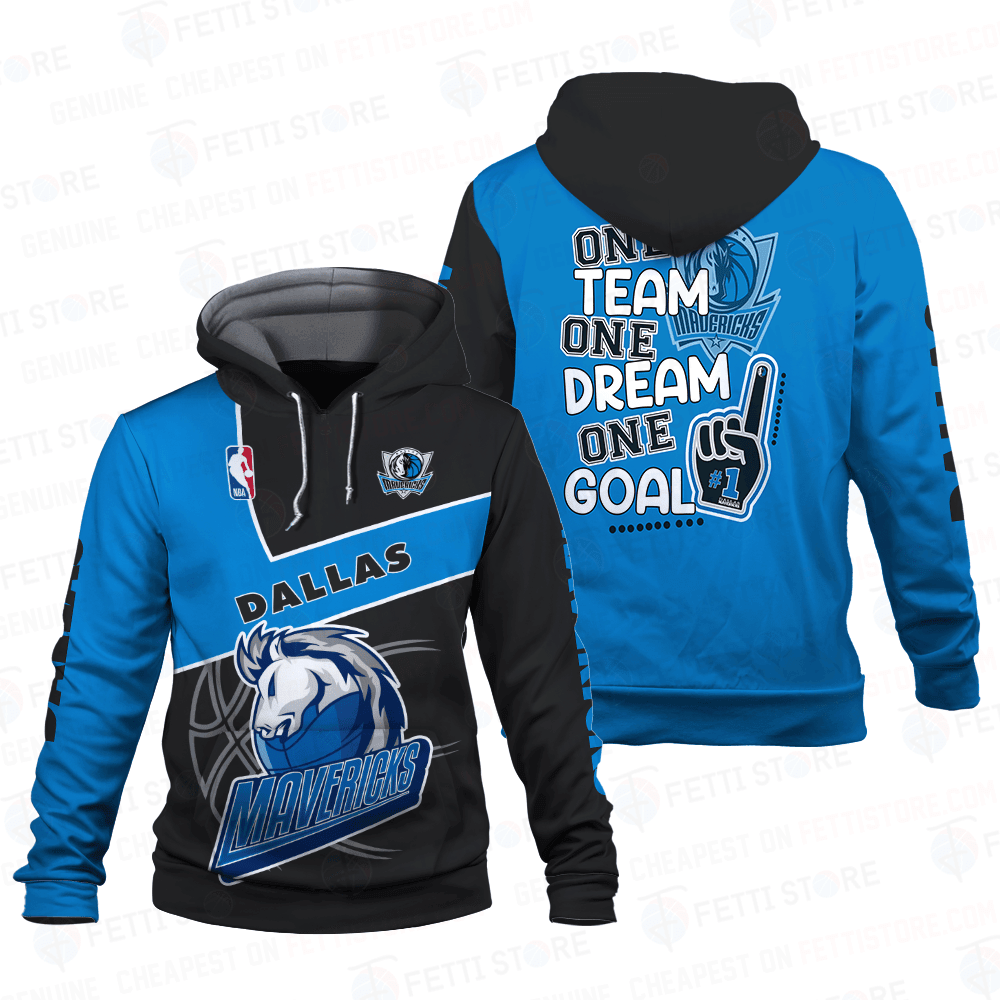 Dallas Mavericks National Basketball Association AOP Hoodie STM V6