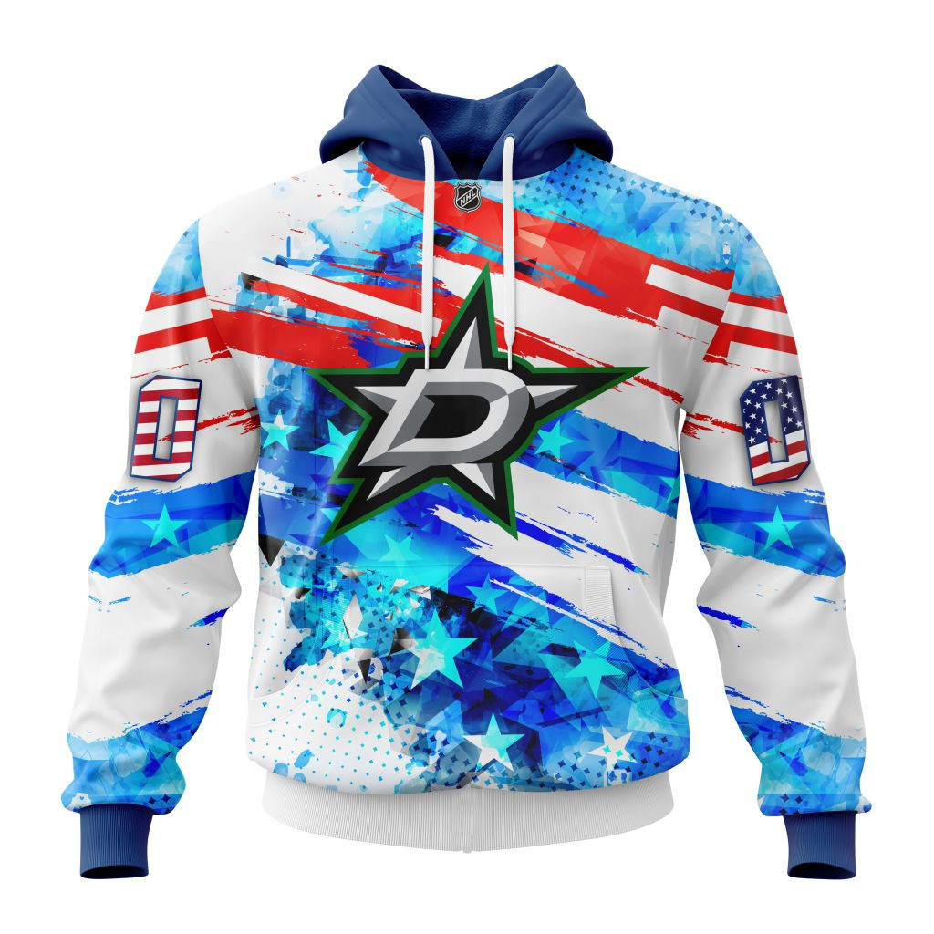 Dallas Stars Special Concept For Independence Day St2201 Hoodie Zip Hoodie PH1736