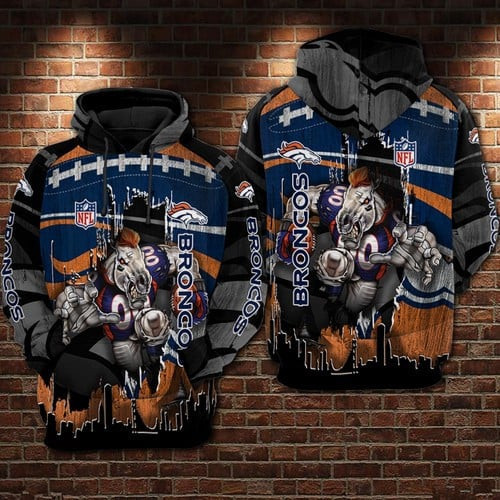 Denver Broncos 14   Hoodie 3D TR7439