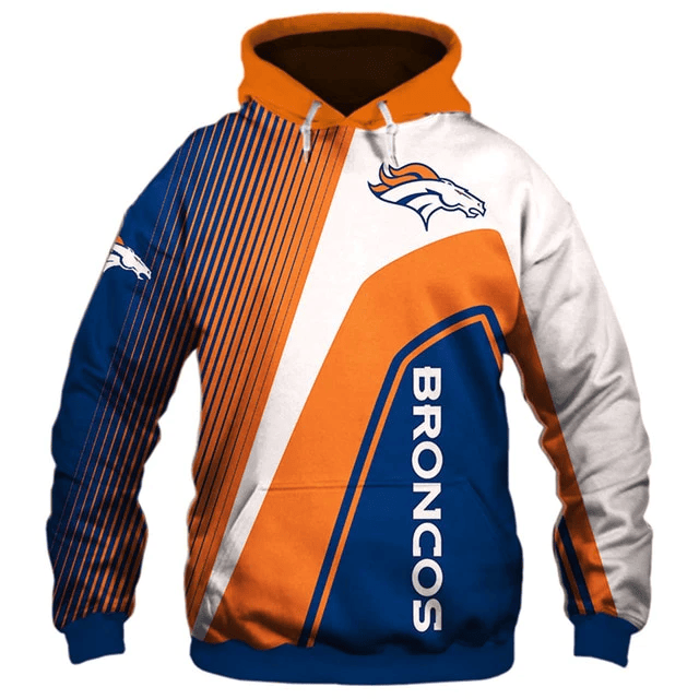 Denver Broncos Casual Printed 3D Hoodie