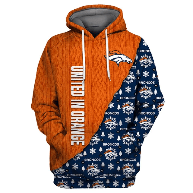 Denver Broncos Cool Christmas Printed 3D Hoodie