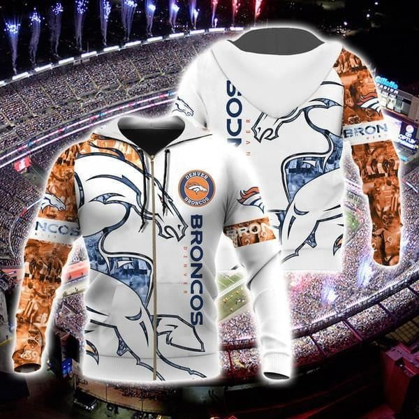 Denver Broncos NFL For Broncos Fan 3D Printed 3D Hoodie, Zip Hoodie, Sweatshirt TR3468