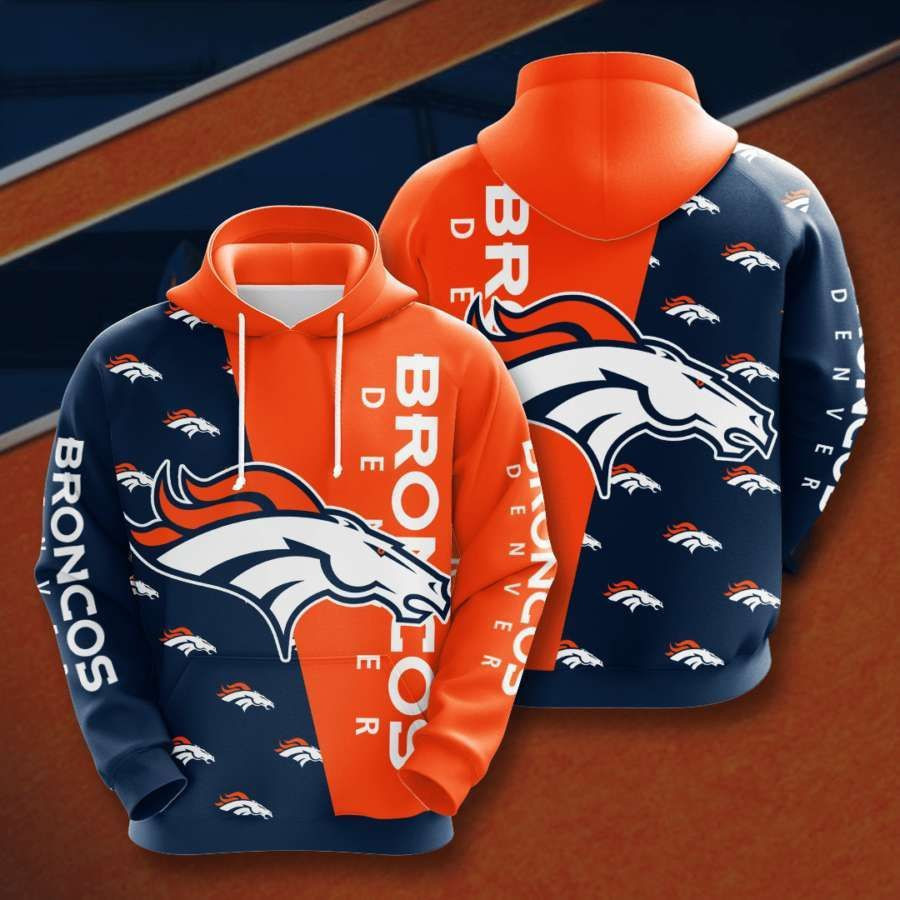 Denver Broncos No562 Blue Custom Hoodie Zip Hoodie PH1724