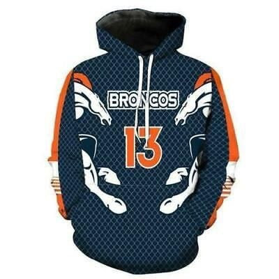 Denver Broncos Number 13   Hoodie 3D TR7432