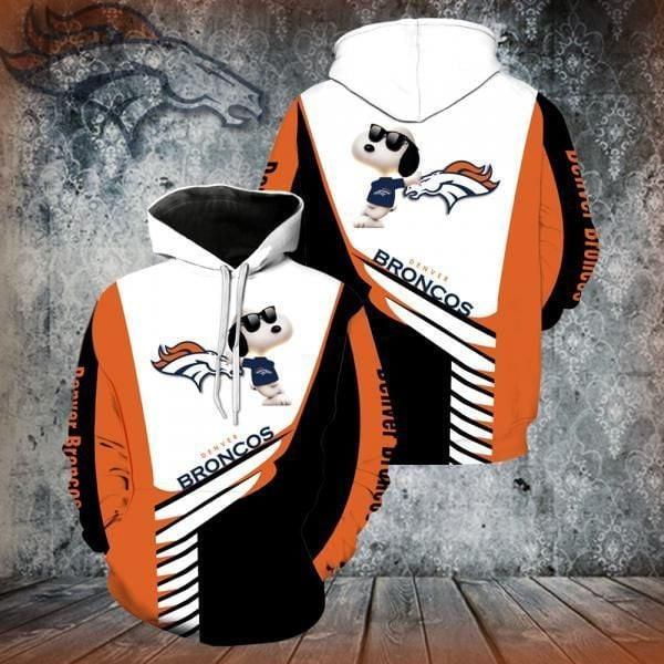 Denver Broncos Snoopy   Hoodie 3D TR7471