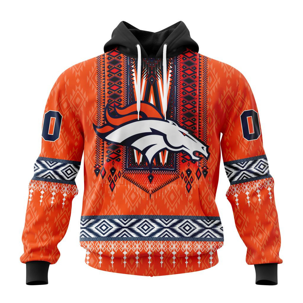Denver Broncos Specialized New Native Concepts V0122 Hoodie Zip Hoodie PH860
