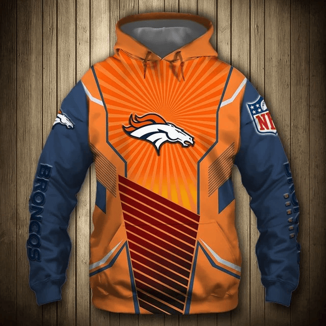Denver Broncos Sunlight Casual Printed 3D Hoodie
