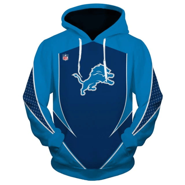 Detroit Lions Casual Printed 3D Hoodie