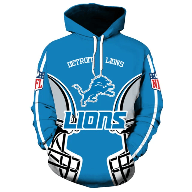 Detroit Lions Casual Printed 3D Hoodie
