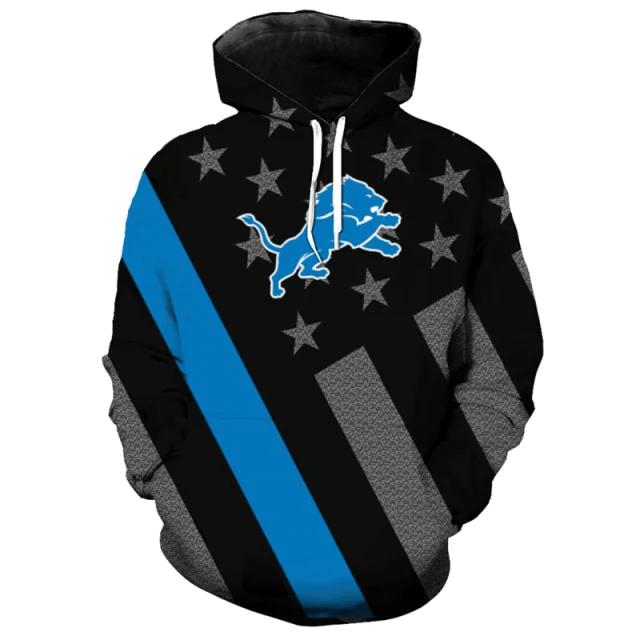 Detroit Lions Casual Printed 3D Hoodie