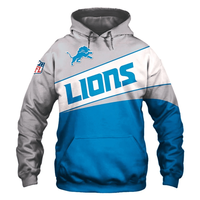 Detroit Lions Casual Printed 3D Hoodie