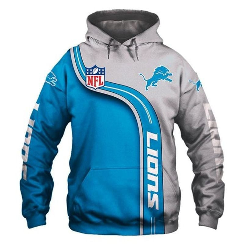 Detroit Lions Highway Letter Custom   Hoodie 3D TR2828