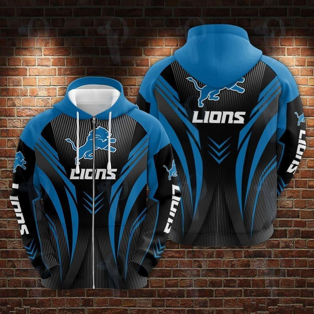 Detroit Lions NFL 3D Hoodie, Zip Hoodie, Sweatshirt TR3735