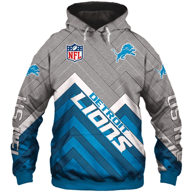 Detroit Lions Printed 3D Hoodie