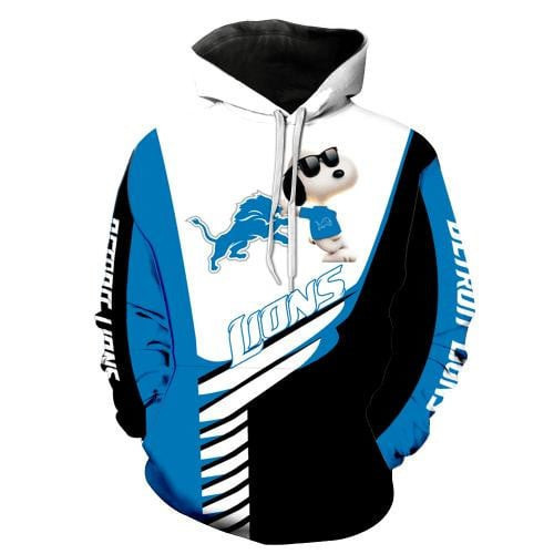 Detroit Lions Snoopy New344   Hoodie 3D TR2778