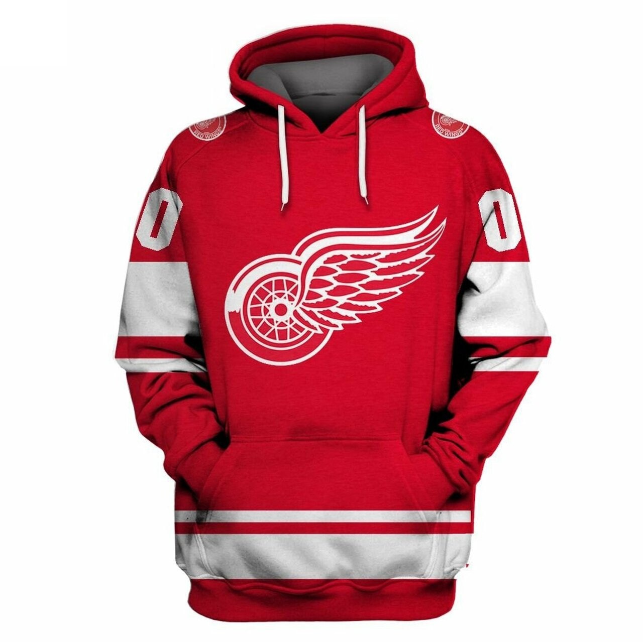 Detroit Red Wings Nhl 3D Red AOP Hoodie Zip Hoodie HT579