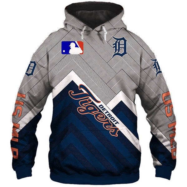 Detroit Tigers Printed 3D Hoodie