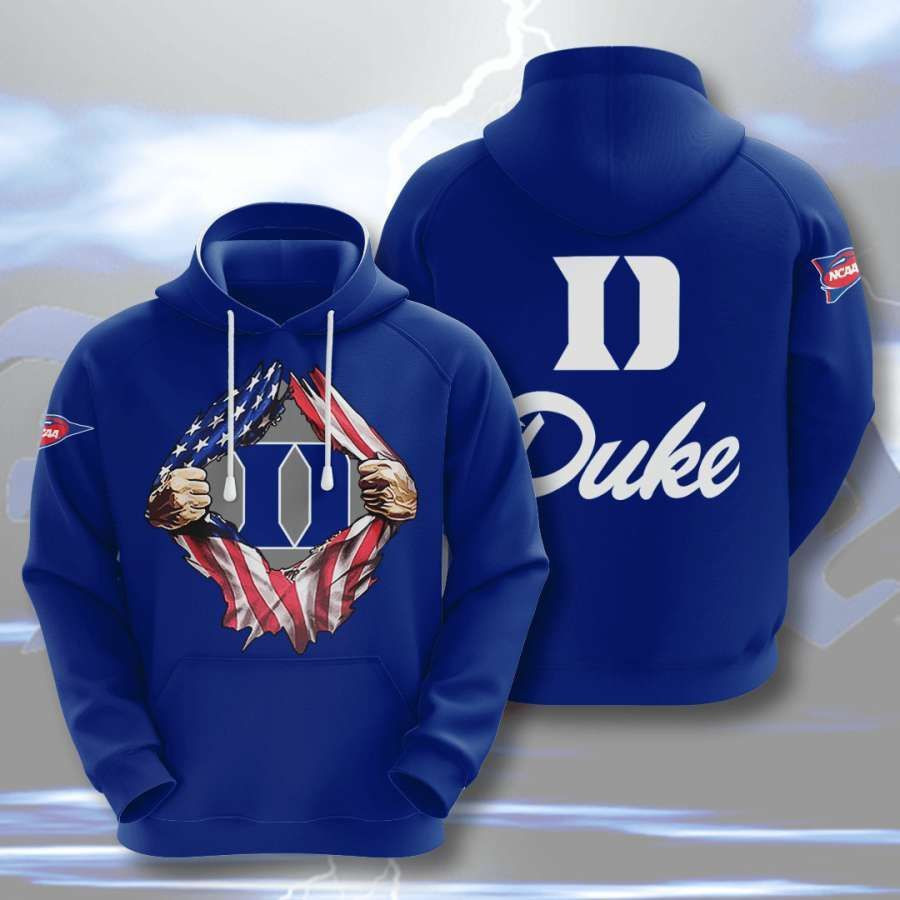 Duke Blue Devils No626 Blue Custom Hoodie Zip Hoodie PH2843