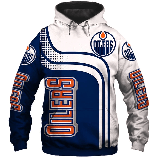 Edmonton Oilers Casual Printed 3D Hoodie