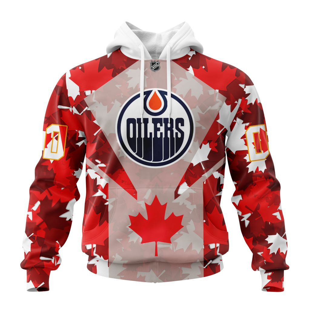 Edmonton Oilers Special Concept For Canada Day St2201 Hoodie Zip Hoodie PH1743