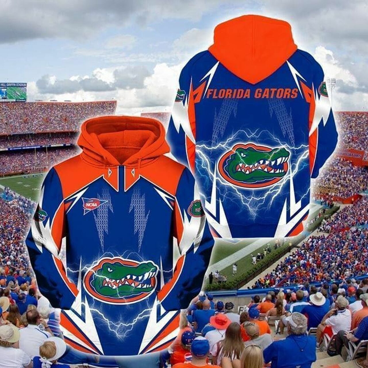 Florida Gators Ncaa Pullover And Zippered Blue Custom Hoodie Zip Hoodie PH