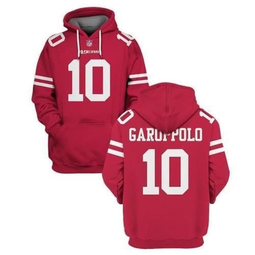 Garoppolo 10 San Francisco 49Ers   Hoodie 3D Pink
