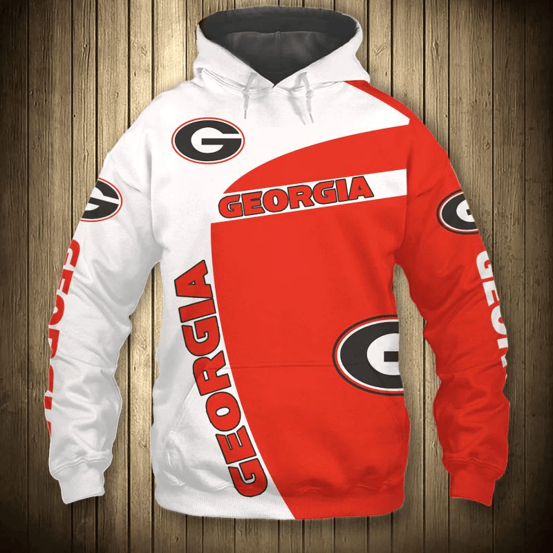 Georgia Bulldogs Casual Printed 3D Hoodie