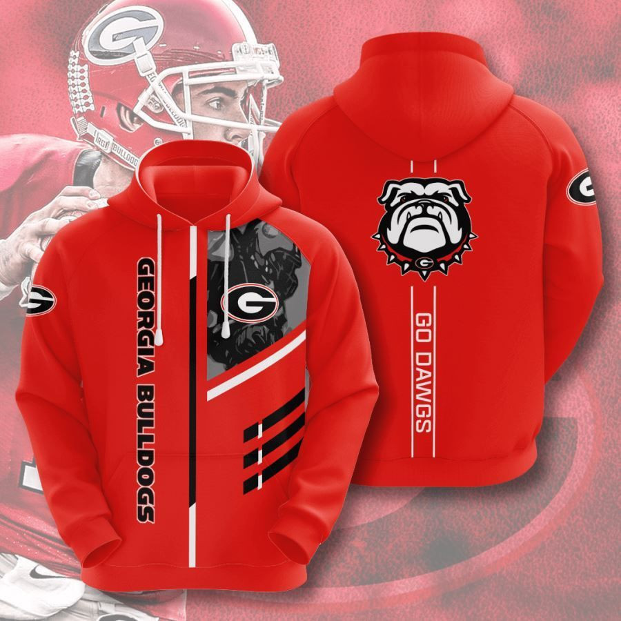 Georgia Bulldogs No701 Custom Hoodie 3D PH7020