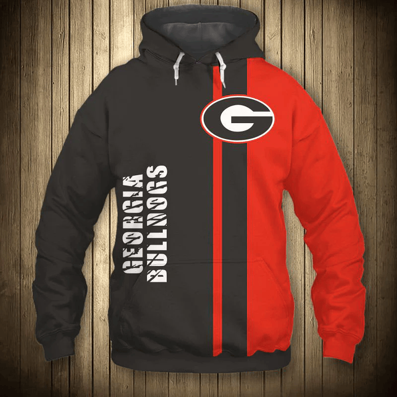 Georgia Bulldogs Ultra Cool Printed 3D Hoodie