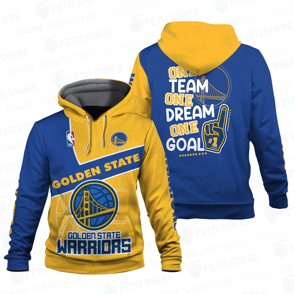 Golden State Warriors National Basketball Association AOP Hoodie STM V6