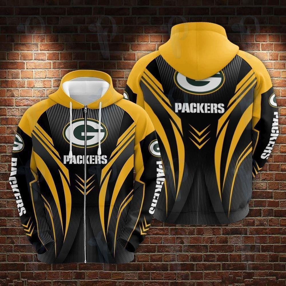 Green Bay Packers NFL 3D Hoodie, Zip Hoodie, Sweatshirt TR3378
