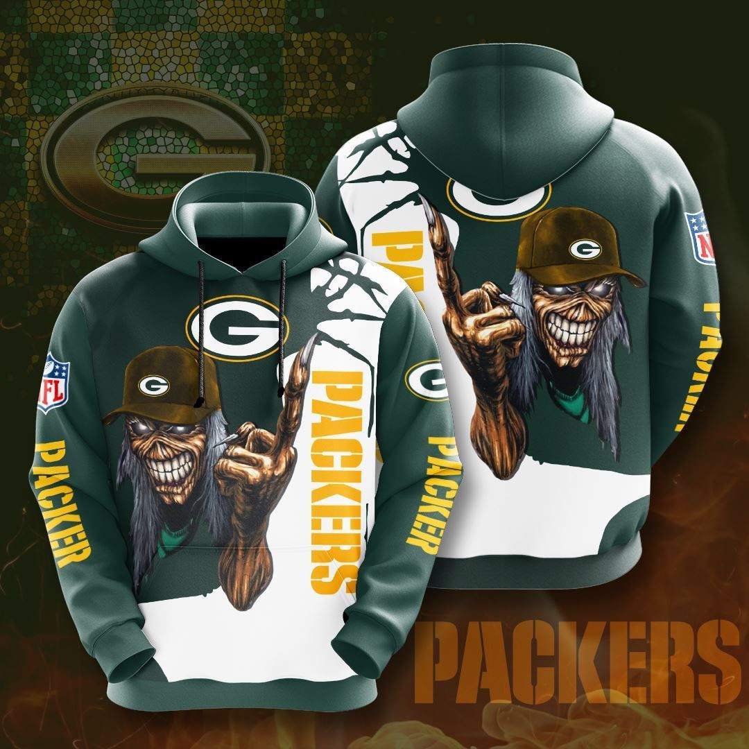 Green Bay Packers No729 Custom Hoodie 3D AOP Hoodie Zip Hoodie H490