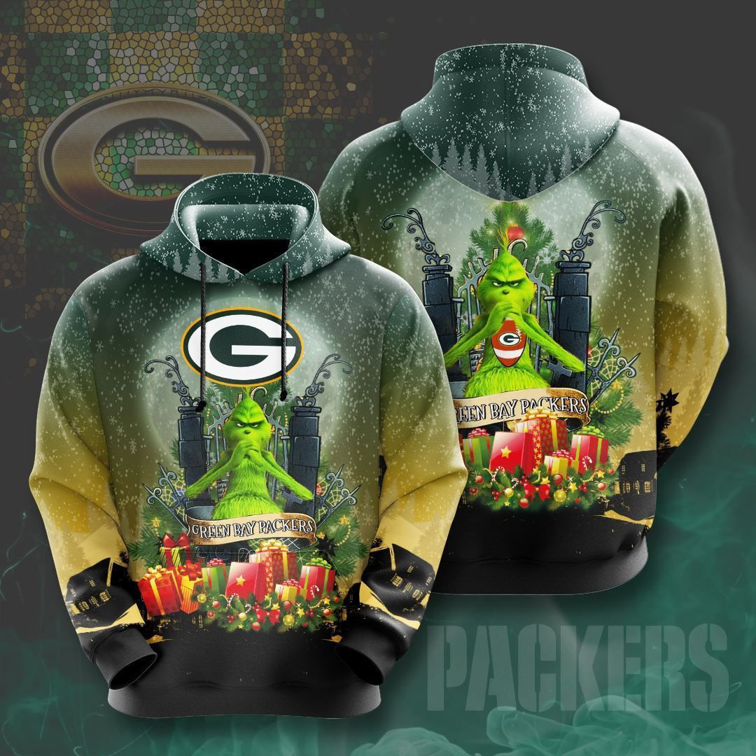 Green Bay Packers No730 Custom Hoodie 3D AOP Hoodie Zip Hoodie HT304