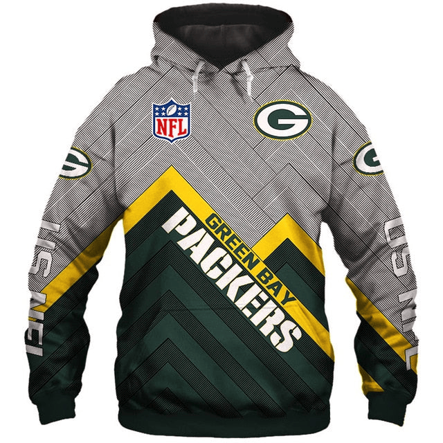 Green Bay Packers Printed 3D Hoodie